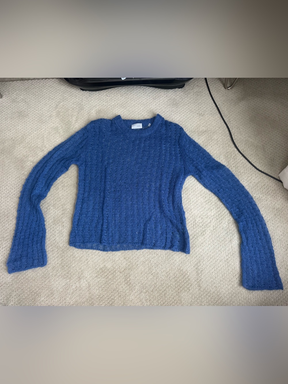 VIAVIA
Pointelle Sweater In Cobalt